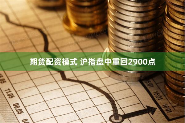 期货配资模式 沪指盘中重回2900点