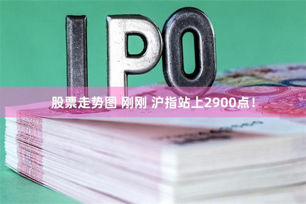 股票走势图 刚刚 沪指站上2900点！
